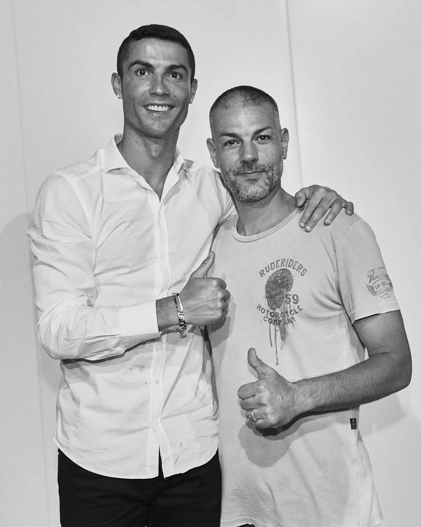 Yann Pissenem and Cristiano Ronaldo at Hï Ibiza